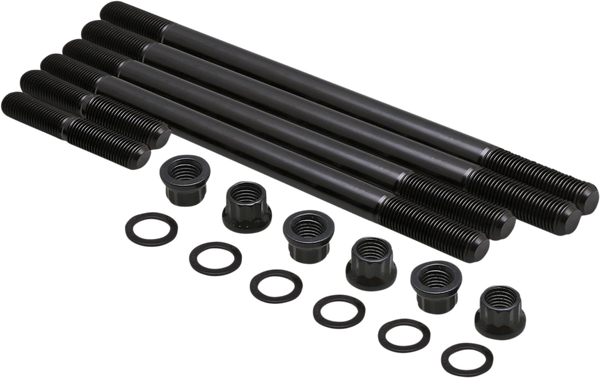 Cylinder Stud And Nut Kit Black, 1, nordicamoto.ro
