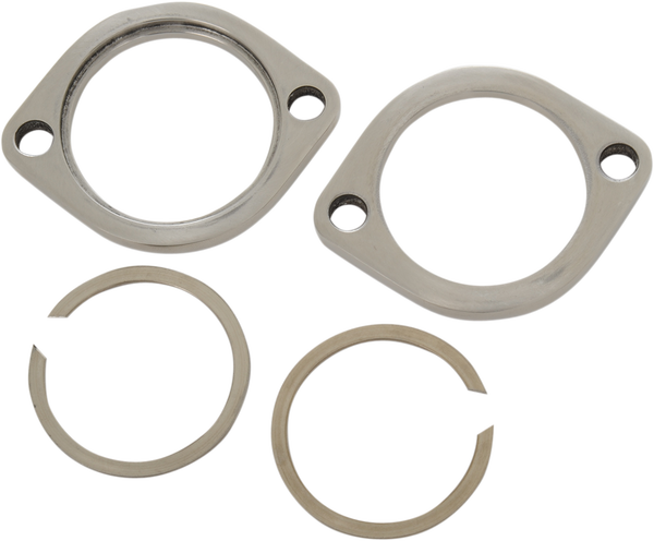 Exhaust Flange Kit Polished, 1, nordicamoto.ro