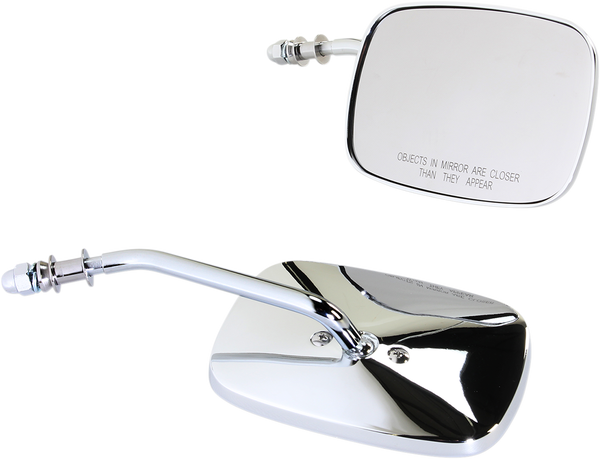 Oem-style Rectangular Mirrors Chrome, 1, nordicamoto.ro