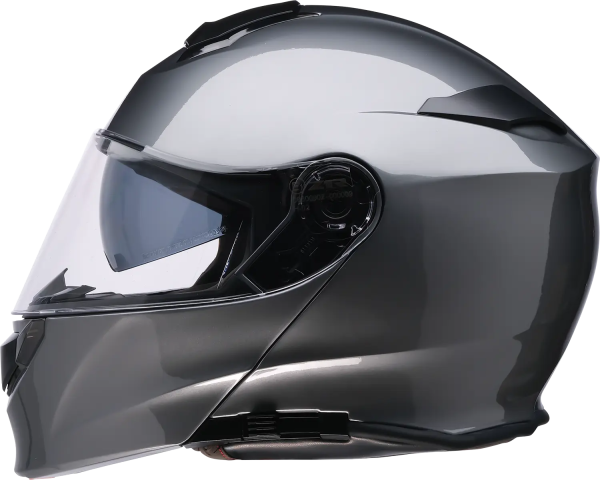 Casca Flip-Up Z1R Solaris 2.0 Solid Argintiu Inchis XS-3