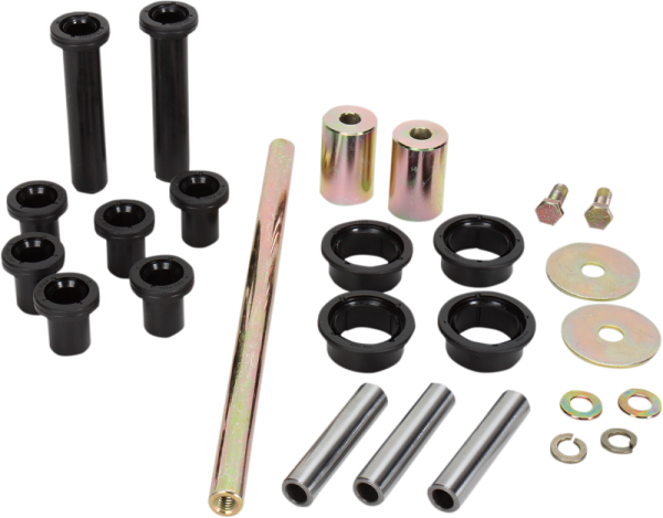 MOOSE RACING Rear Independent Suspension Linkage Rebuild Kit Black, Silver -0