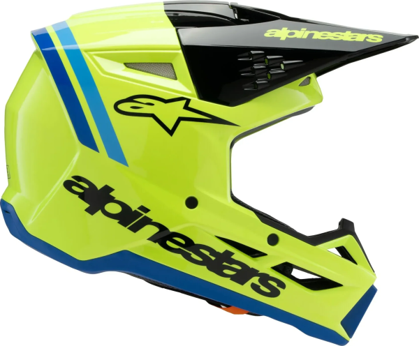 Casca Copii Alpinestars S-Mm3 Radium Black/Blue/Yellow-2