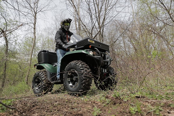 Front Aluminum Atv Box Black -0