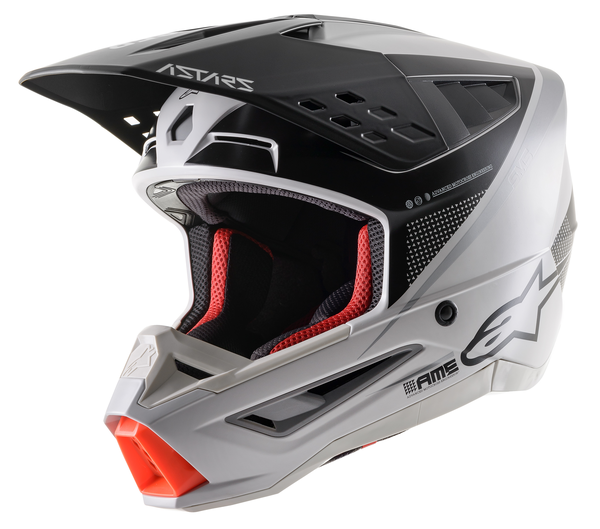 Casca Alpinestars Supertech M5 Rayon MX Blue/White M, 5, nordicamoto.ro