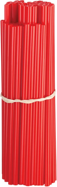 MOOSE RACING Spoke Skins Red, Matte 