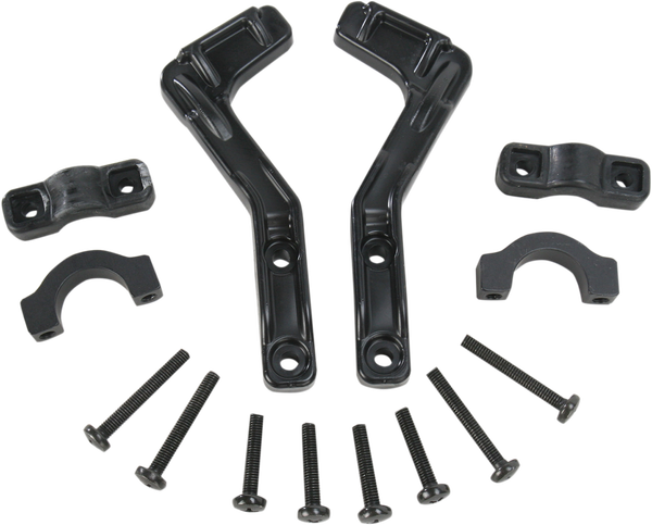 Handguard Replacement Brackets Black, 1, nordicamoto.ro
