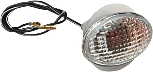 Flat Oval Marker Lights Clear-0