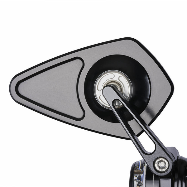 Handlebar End Mirror Black, 1, nordicamoto.ro
