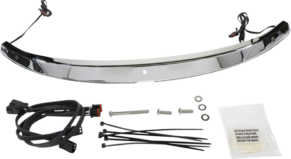 Steel Windshield Trim Silver, 2, nordicamoto.ro