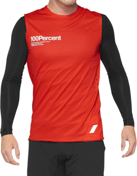 Tricou MTB 100% R-Core Red-1