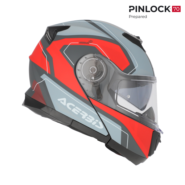 Casca Acerbis Serel 22.06 Grey/Red-12