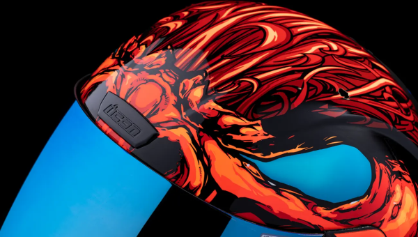 Casca Icon Airform Manik'rr Mips Red, 14, nordicamoto.ro