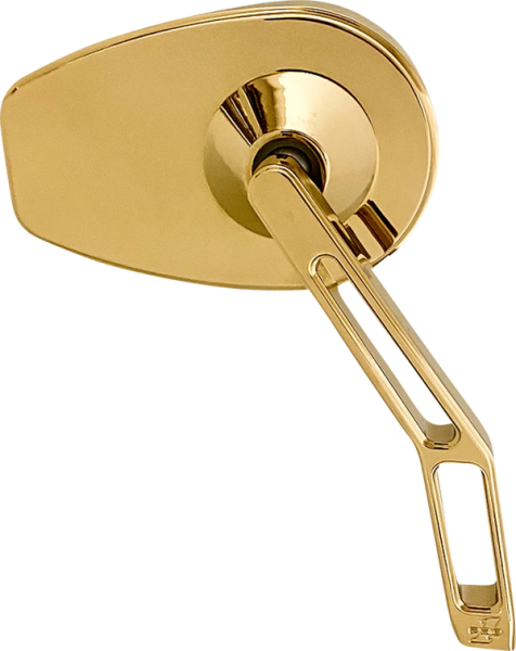 Micro Mirror W/v2 Cut-out Stem Gold, 3, nordicamoto.ro