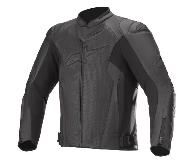 Faster Airflow V2 Leather Riding Jacket Black -1