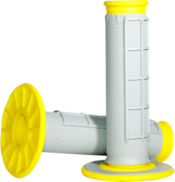 Offroad Dual-compound Grips Gray, Yellow, 1, nordicamoto.ro