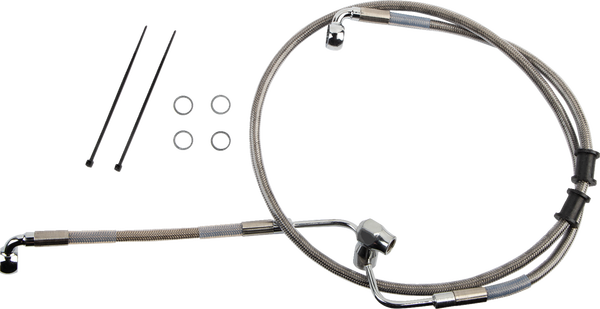 Rear Brake Line Black, 2, nordicamoto.ro