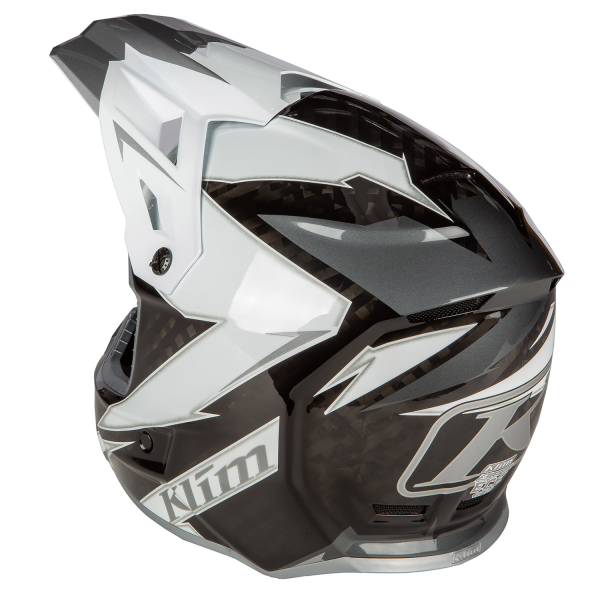 Casca Klim F3 Carbon Off-Road ECE LIGHTNING WHITE-0