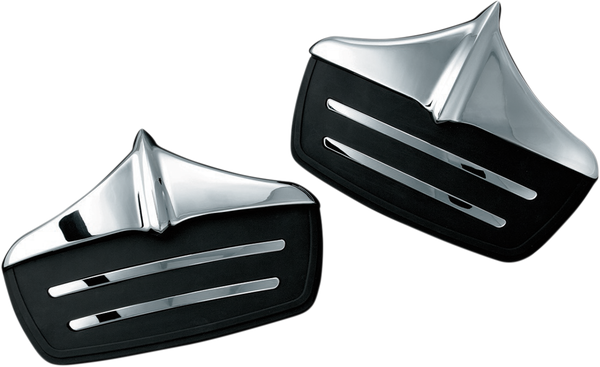Mud Flaps Black, Chrome, 2, nordicamoto.ro