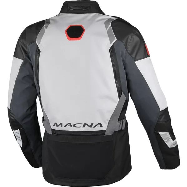 Geaca textil impermeabila touring/adventure MACNA TOUROS M Maro/Gri/Negru, 11, nordicamoto.ro