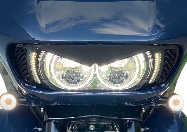 Genesis® 4 Dynamic Led Road Glide® Vent Inserts Black, 2, nordicamoto.ro