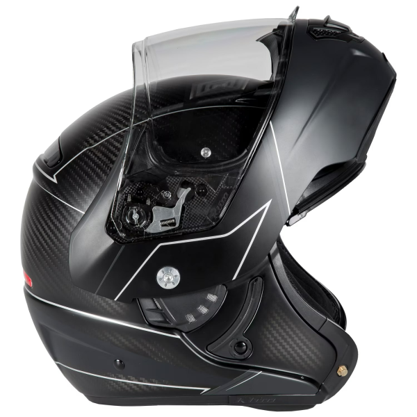 Cască Modulară Klim TK1200 Karbon ECE/DOT Gloss White-33