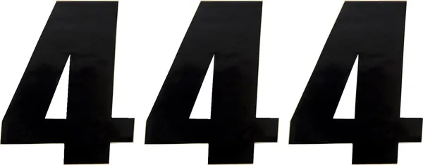 MOOSE RACING Vinyl Race Numbers Black 