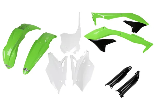 Full Body Replacement Plastic Kit Black, Green, White