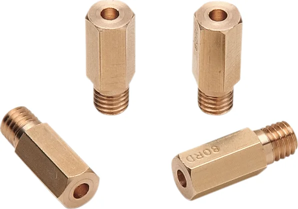 A-bax Precision Keihin-style Hex Head (cr Prefix) Main Jet Brass, 1, nordicamoto.ro