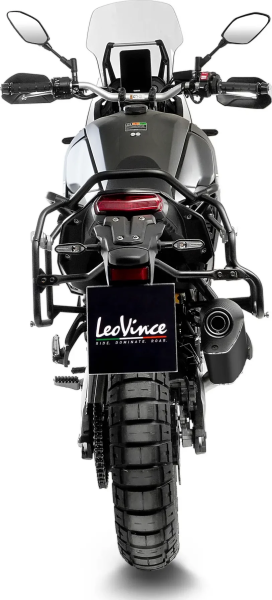 Tobă de eșapament LeoVince LV-14 Black Edition Slip-On pentru Yamaha Ténéré 700, 5, nordicamoto.ro