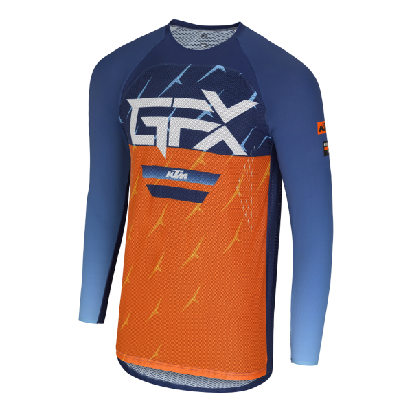 Tricou KTM GRAVITY-FX AIR Orange/Blue-2