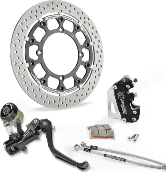 Set de curse Supermoto negru-oțel inoxidabil, 1, nordicamoto.ro