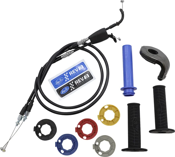Kit de accelerație cu viteză variabilă Rev3, negru, 2, nordicamoto.ro