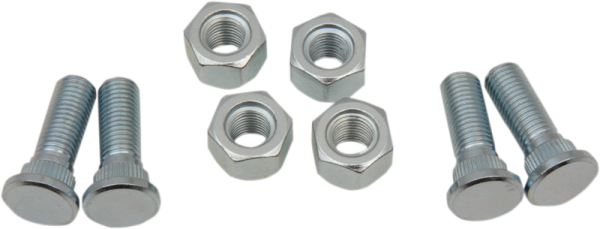 MOOSE RACING Wheel Stud-nut Kit Silver -0