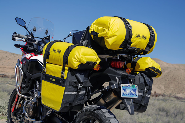 Sierra Dry Saddlebags Black, Yellow, 2, nordicamoto.ro