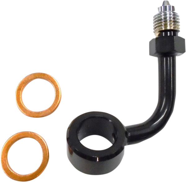 Trike Upper Brake Line Adapter Black, Black Pearl, 1, nordicamoto.ro