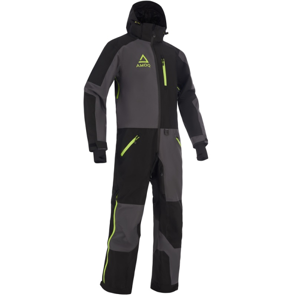 Combinezon Snowmobil AMOQ Void V2 Insulated Black/Sky Blue/Orange-4