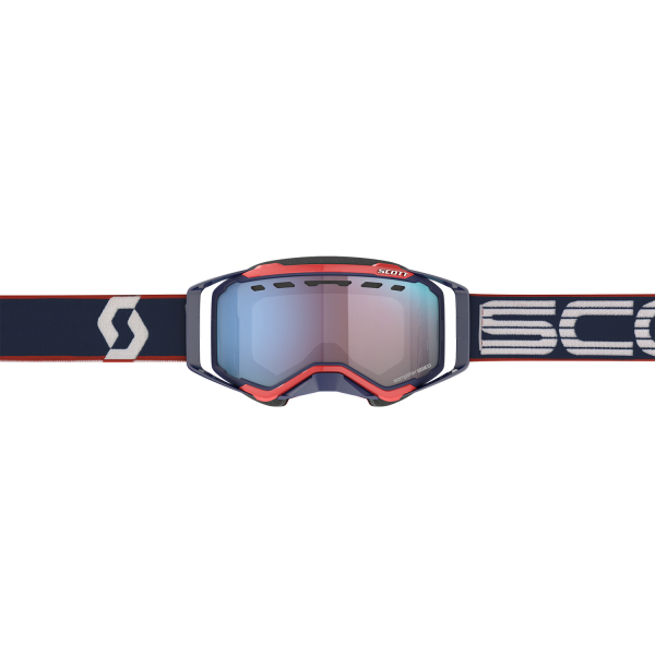 Scott Goggle Prospect Snow Cross retro blue/red enh blue chrome-0