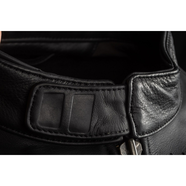 Geaca Moto Touring Klim Sixxer Leather Gunmetal Black-2