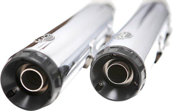 Grand National Ec Slip-on Mufflers Black, Chrome, 1, nordicamoto.ro