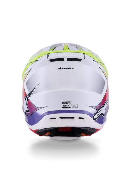 Cască Alpinestars SM7 Fuse White-3
