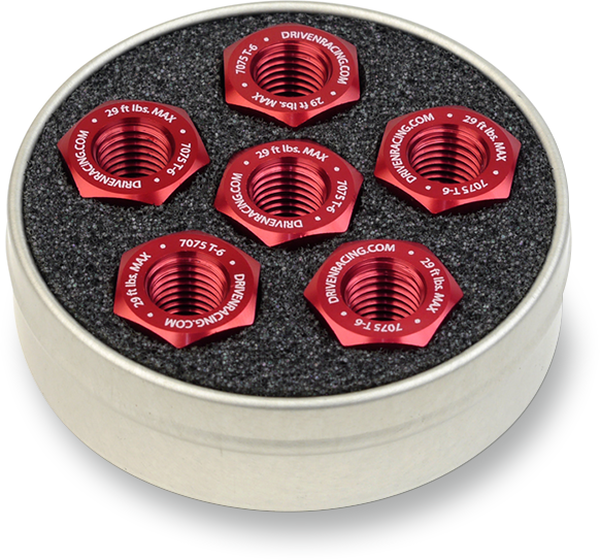 Sprocket Nuts Red, 1, nordicamoto.ro