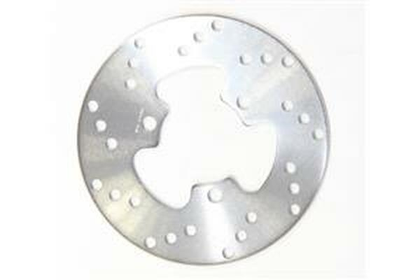 Round D-series Fixed Offroad Brake Rotor Silver, Stainless Steel, 1, nordicamoto.ro