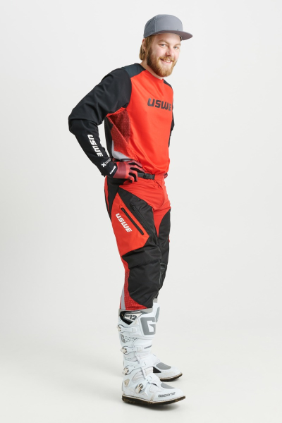 Tricou USWE Lera Off-Road Flame Red-6