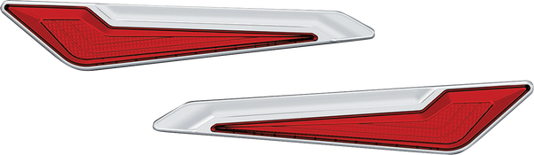 Omni Led Side Saddlebag Inserts Orange, Red, 1, nordicamoto.ro