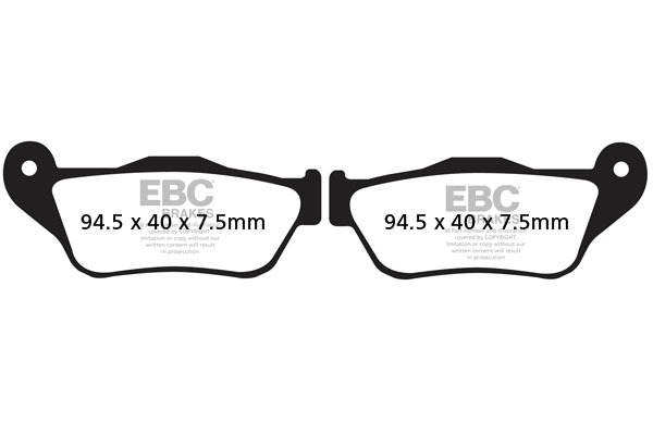 Plăcuțe de frână pentru trotinete din seria Sfac Carbon, 2, nordicamoto.ro
