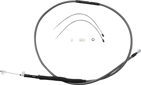High-efficiency Polished Karbonfibr Clutch Cable Silver, 1, nordicamoto.ro
