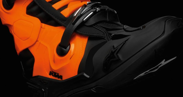 Cizme KTM TECH 10 Black/Orange-0