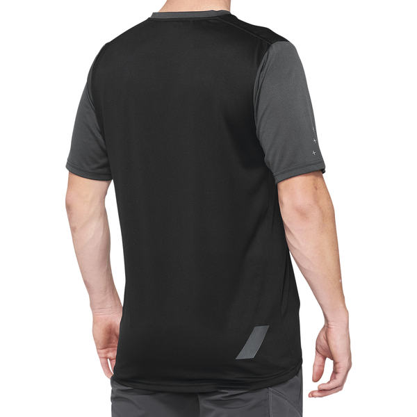 Tricou MTB 100% Ridecamp Black/Charcoal-0