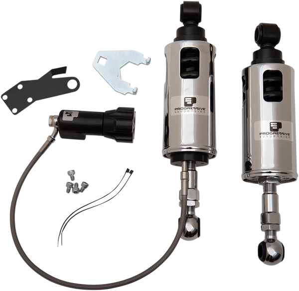422 Series Shocks With Remote Adjustable Preload Show Chrome, 1, nordicamoto.ro