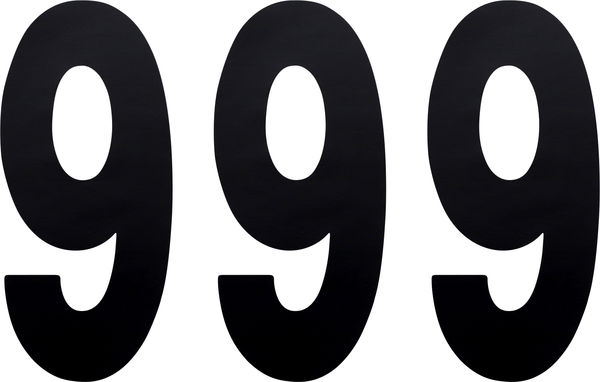 Standard Numbers Black, 3, nordicamoto.ro